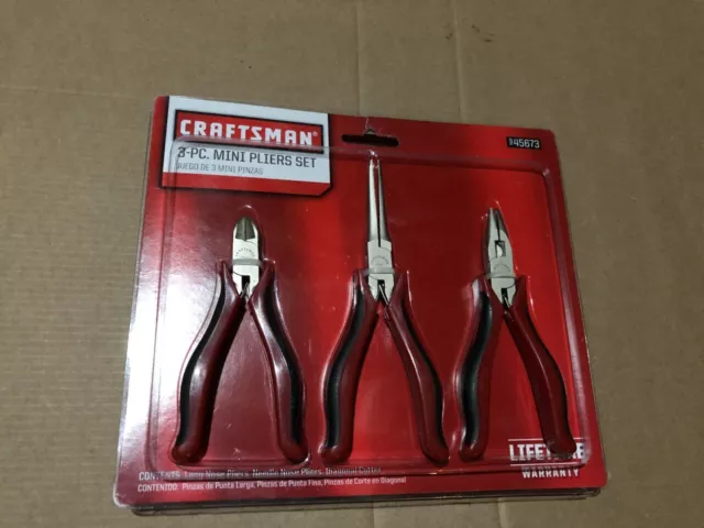 Craftsman 5” Long Needle Nose Plier 45924 Made in USA Vintage