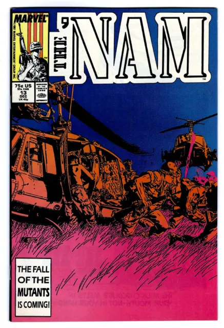 THE 'NAM #13  in NEAR MINT conditrion a 1987 Marvel war comic