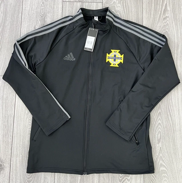 NORTHERN IRELAND ADIDAS Jacket Tracky Top Football Association Adults Size M 55.00 PicClick UK