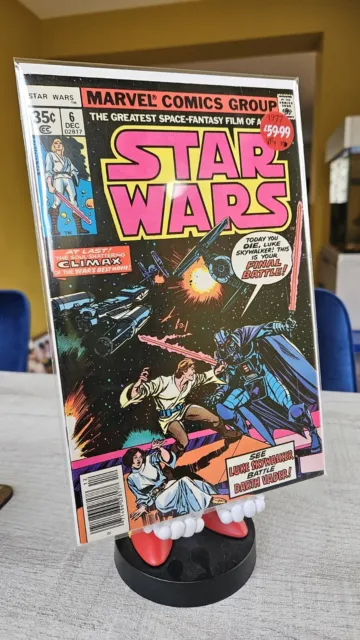 Star Wars #6 - Marvel 1977 - Battles Darth Vader - Reprint