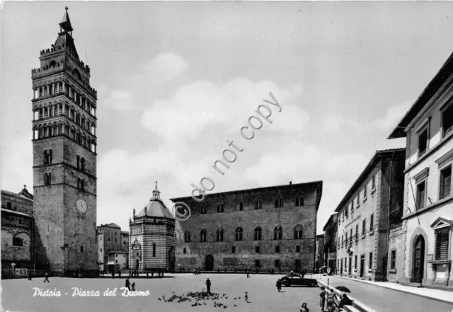 Cartolina Pistoia Piazza del Duomo