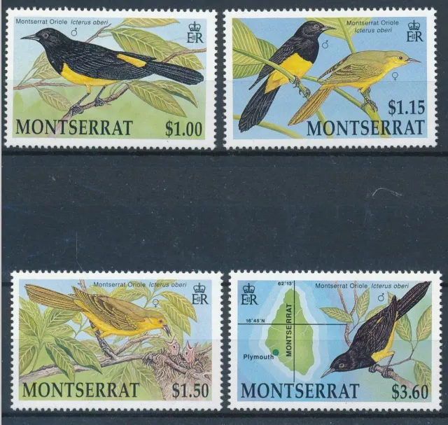 [BIN20511] Montserrat 1992 Birds good set very fine MNH stamps