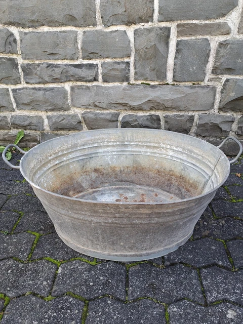 Große, alte  Zinkwanne , Pflanzgefäß,    Garten Deko, dicht!!!