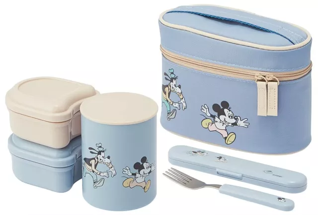 Skater Antibacterial Thermal Lunch Box 560ml Lunch Jar Disney Mickey Mouse