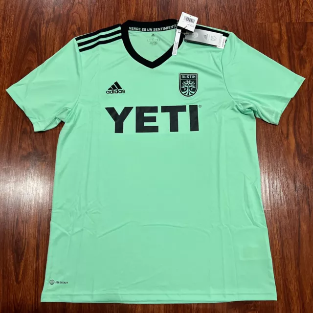 2022 Adidas Men’s Austin FC Away The Sentimiento Soccer Jersey Large L MLS US