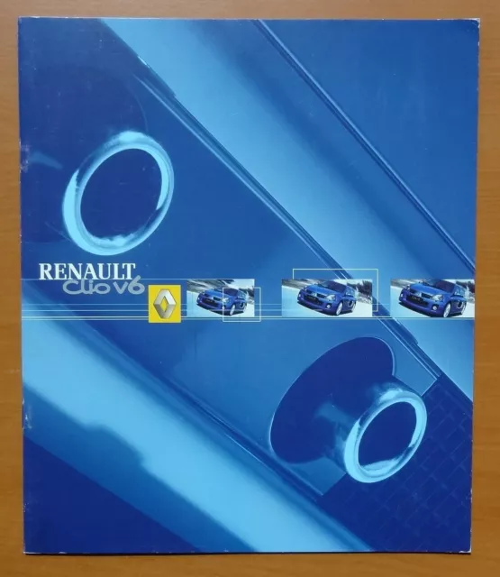 V32038 RENAULT SPORT CLIO MK2 V6 255 PHASE 2 - CATALOGUE - 03/03 - 23x27 - GB GB