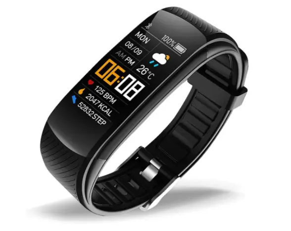Fitness Tracker Watch Band Wristband Pedometer IP67 Calorie Heart Rate Monitor