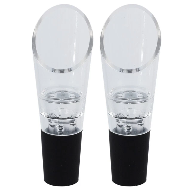 2 x aeratore rosso aeratore vino sedia di colata R5P3