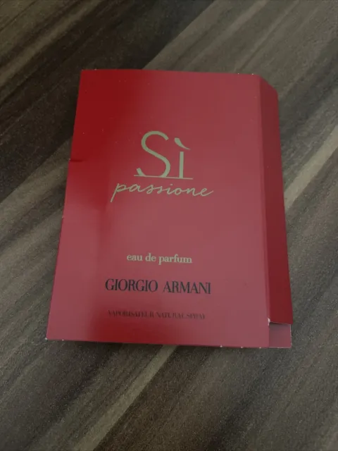 Giorgio Armani Si Passione / Eau de Parfum / 1,5 ml Probe / OVP