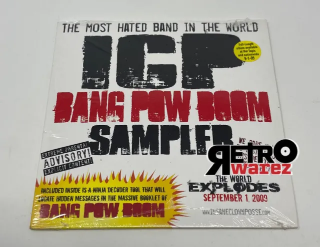 Insane Clown Posse - Bang Pow Boom Sampler CD SEALED psychopathic records Icp