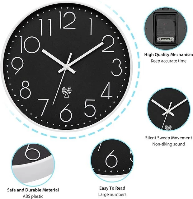 Kinder Lernuhr 20cm - Lautlose Wanduhr Fürs Kinderzimmer