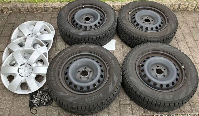 JDM Renault Kangoo 2 genuine wheel with wheel cover 15 inch No Tires