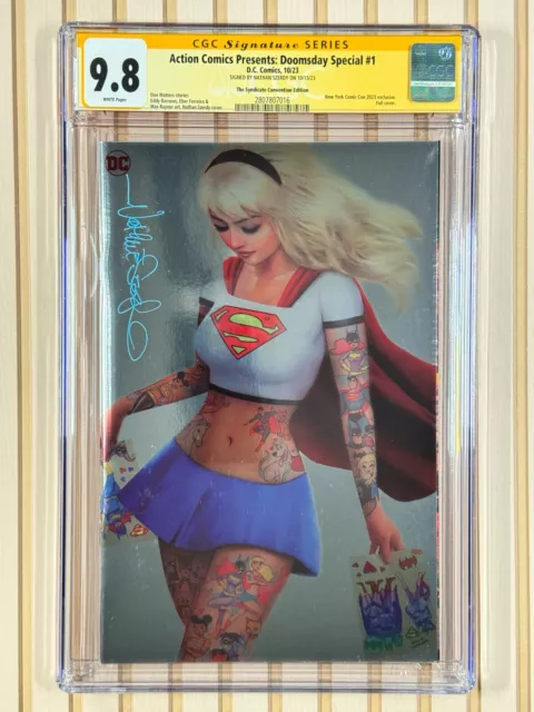 Action Comics Presents Doomsday #1 Signed Nathan Szerdy Foil Variant CGC 9.8
