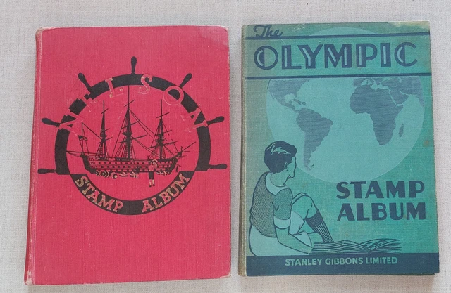 Stamp Collection in 2 albums + loose stamps, some sorted by country.