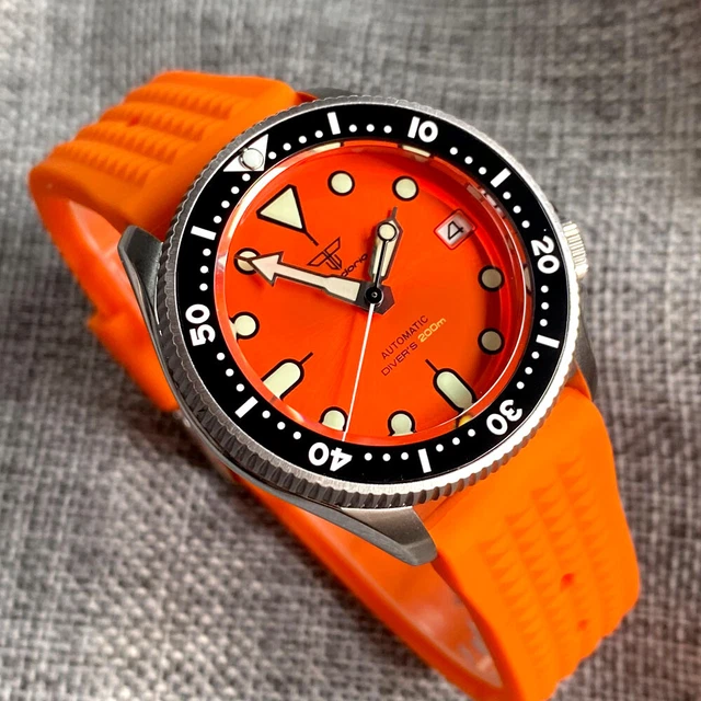 OROLOGIO DA POLSO Seiko 5 Automatico Cal-6309 Quadrante Colore Rosso