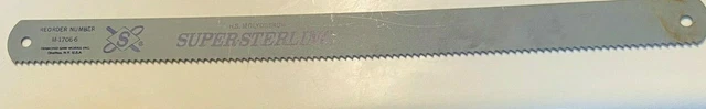 17 " X 1-3/8 6 T Molydbenum HSS SUPER STERLING Puissance Métaux Lame , Neuf, USA