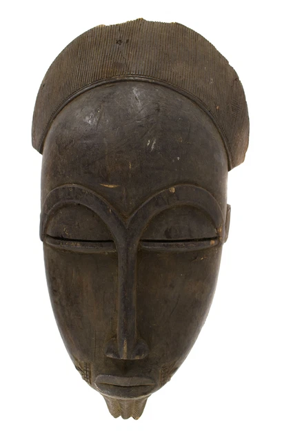 Baule Portrait Mask Kpan Mblo Ivory Coast African Art