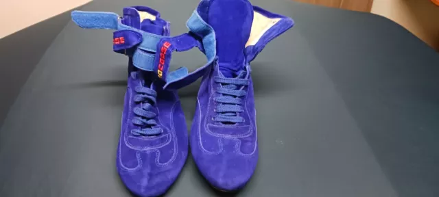 Scarpe racing MOMOcorse con nomex fibra aramidica inifuga tg.46 azzurre mai usat