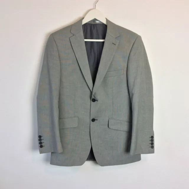 Burton Menswear Grey Suit Jacket Size 36 S Short Blazer Smart Office Party