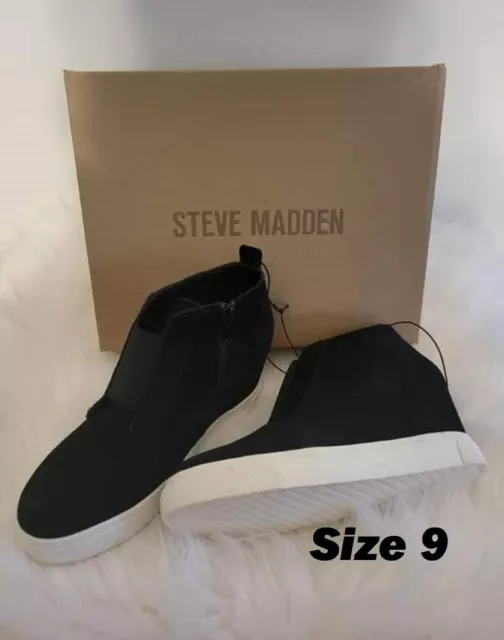 Steve Madden Wavery Wedge Sneaker, Women's Size 9,