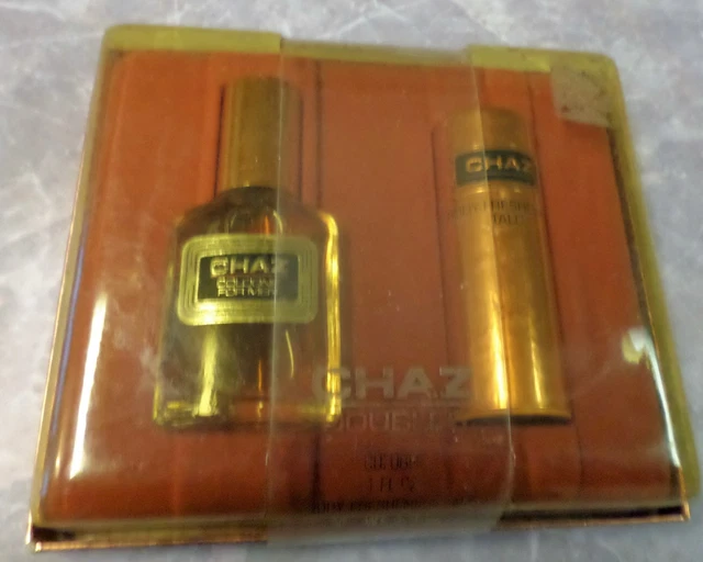 Vintage Chaz For Men Revlon Cologne Body Talc New in Package