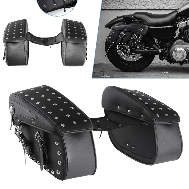 SIDE SADDLE BAGS Luggage For Kawasaki Vulcan 750 800 900 1500 1600 1700
