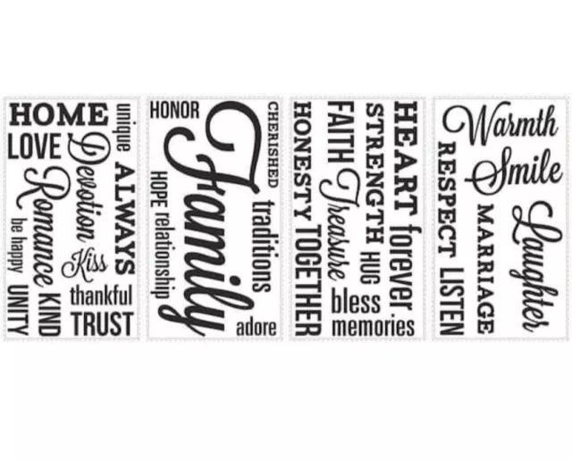 *BRAND NEW* Family Quote Peel and Stick Wall Decals