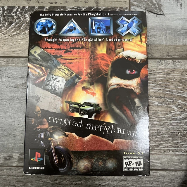 PlayStation 2 Underground Issue 5.1 PS2 Game Demo Discs Twisted Metal Black