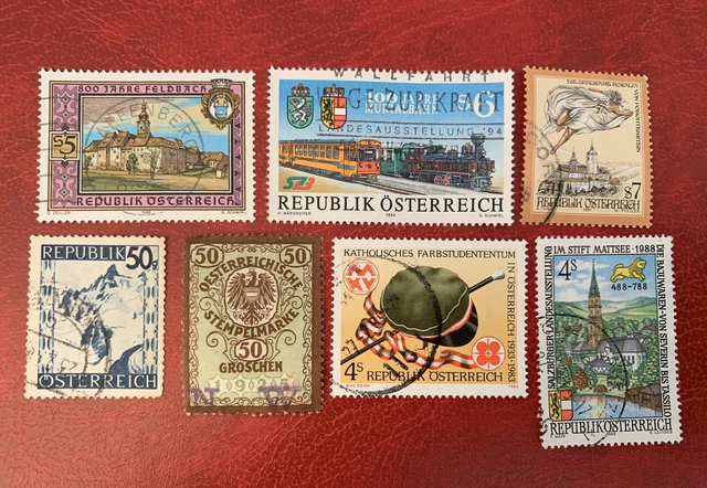 Briefmarken, Österreich kleines lot 6, Siehe Foto