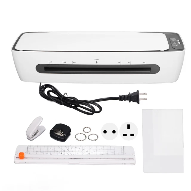 Professional 12-in-1 A4 Photo Laminating Machine HotCold Laminator for DIY Photo