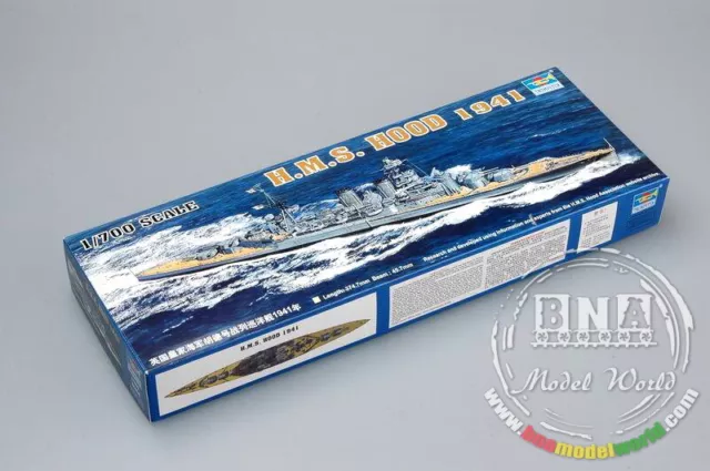 Trumpeter Model kit 1/700 HMS HOOD 1941