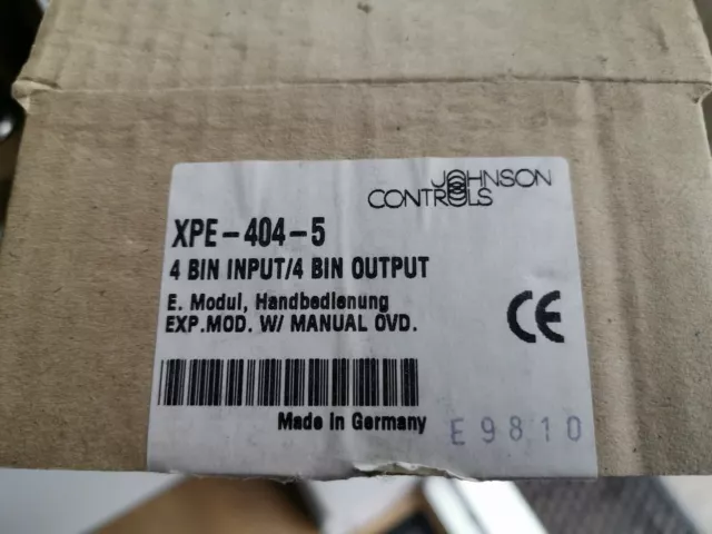 xpe-404-5 4bin input / 4 bin output Johnson controls