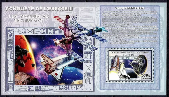 Congo Conquest of Space Cosmos sheet MNH (2)