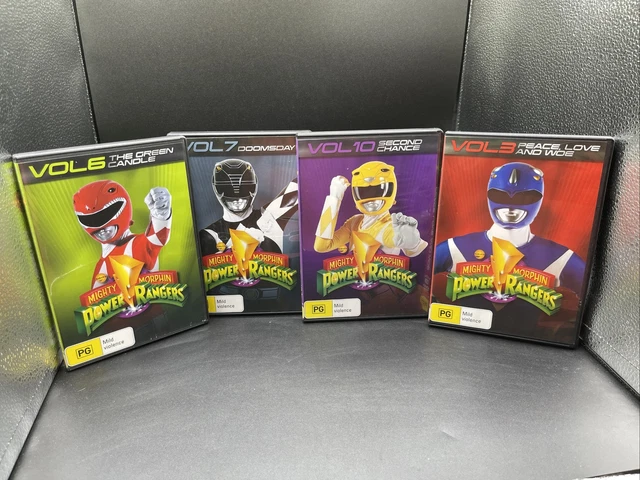 Power Rangers Rpm Volume 3 Dvd MIGHTY MORPHIN POWER Rangers dvd lot including volumes 3, 6, 7 & 10 ...