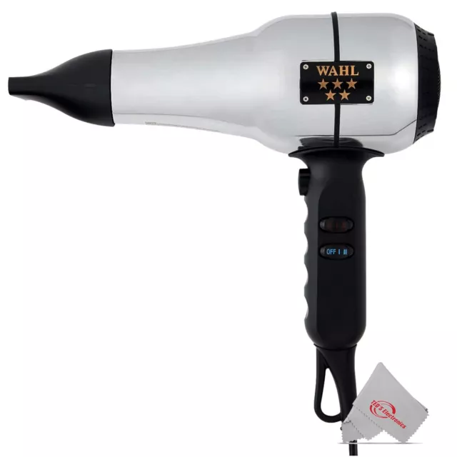 Wahl Professional 5-Star Series Ionic Retro-Chrome Design Barber Hair Dryer