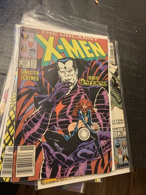 Uncanny X-Men #239 1st Cover App Mr. Sinister Marvel Comics 1988 Newsstand