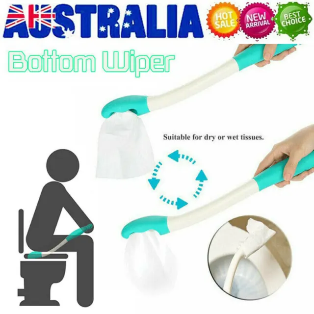 Bottom Bum Wiper Toilet Incontinence Aid Obese Elderly Disability Mobility AU