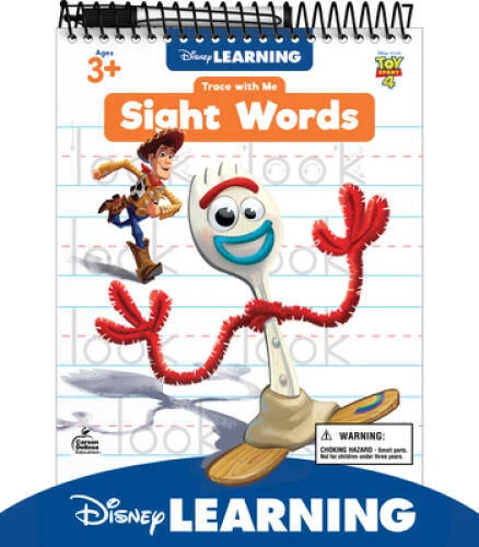 Disney Learning  Trace with Me: Sight Words Toy Story 4  Dry-Erase Tabl - GOOD