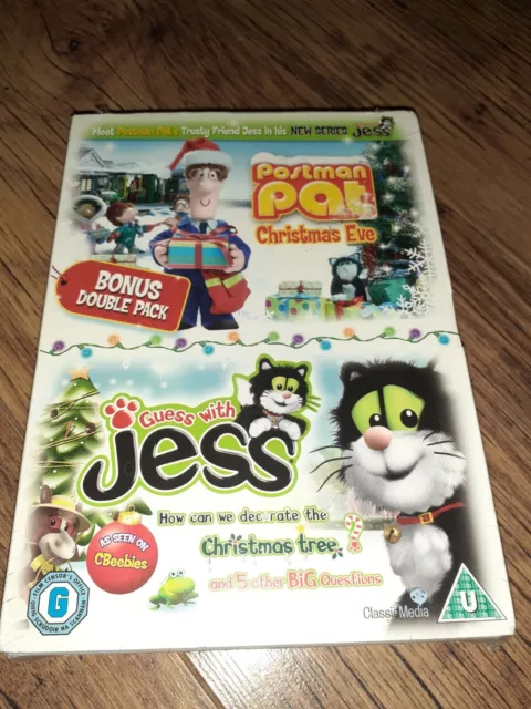 Postman Pat Christmas Eve/Guess with Jess DVD Boxset New