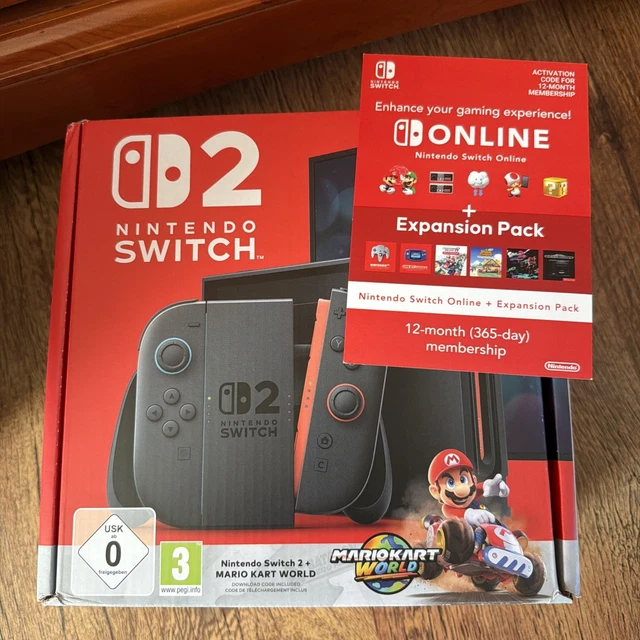 NINTENDO SWITCH 2 Console with Mario Kart World Bundle *New and Sealed ...