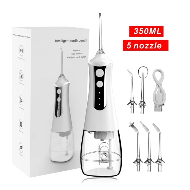 Munddusche elektrisch water flosser kabellos zahnreinigung ultraschall Akku