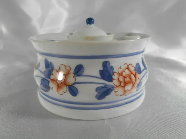 Magnifique Encrier En Porcelaine De Limoges Signee Ahm 2