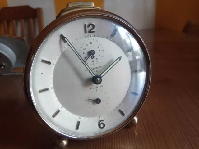 Junghans Trivox Silentic Sveglia Vintage Made In Germany