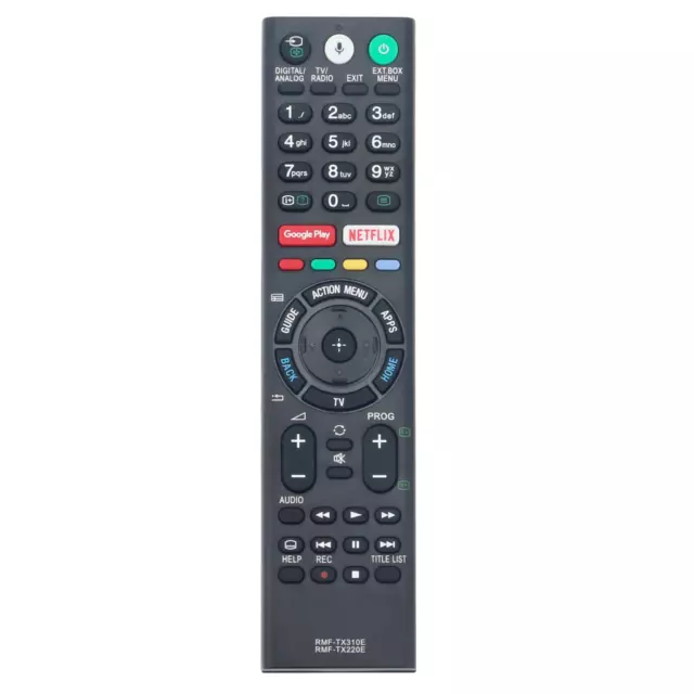 Ersatz Fernbedienung RMF-TX310E fur Sony TV with Voice Control RMF-TX220E