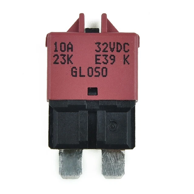 Disjoncteur Manuel Réinitialisable 5-30A – Pour Circuit 12V/24V Voiture, Bateau, Camping-car – Protection Surcharge