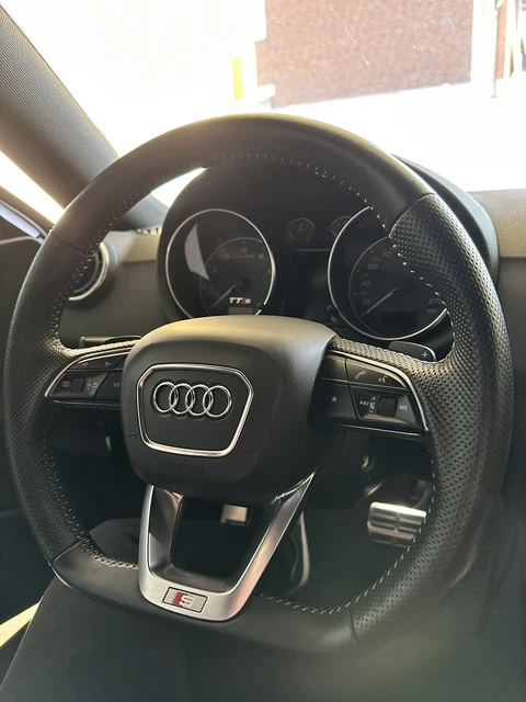 Chrom Lenkrad Zierrahmen Für Audi A4 A5 A6 C6 Q5 Q7 Emblem Ersatz Rahmen | UK