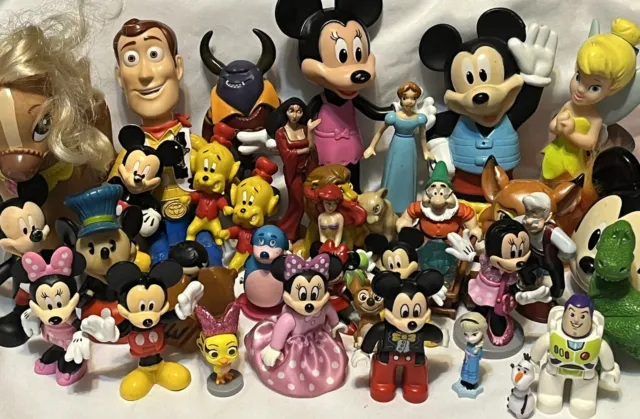 Disney Figures Mickey Minnie Toy Story Lion King Tinkle Bell & More  Lot