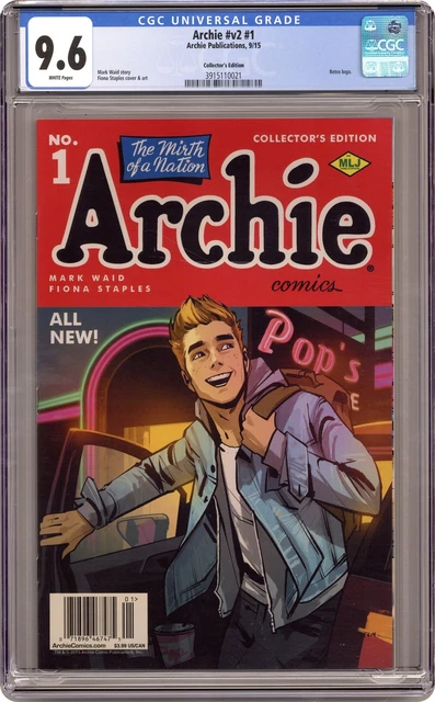 Archie #1 Staples Collector's Edition Variant CGC 9.6 2015 3915110021
