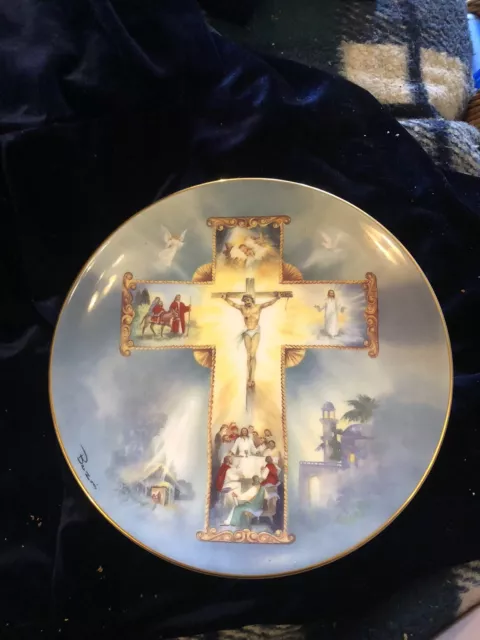 Royal Doulton The Life Of Christ, Barzoni Ltd Ed. Bone China Plate!