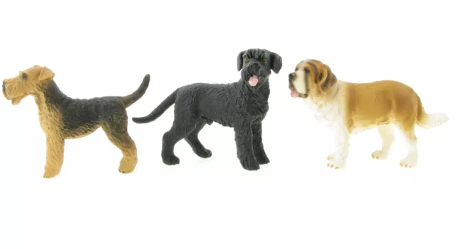 20 Schleich Hund Bobtail Beagle Dackel Husky Fox Airedale Terrier Rottweiler Dog 3